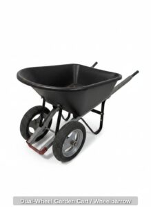 Dual-Wheel-Garden-Cart-or-Wheelbarrow