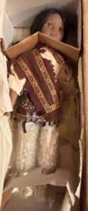 Duck-House-Indian-Brave-Collectible-Porcelain-Doll