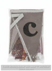 Fabric-Bunting-Banner-with-Letter-C-and-Silver-Glitter-Accents