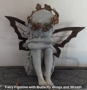 Fairy-Figurine-with-Butterfly-Wings-and-Wreath