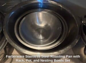 Farberware-Stainless-Steel-Roasting-Pan-with-Rack-Pot-and-Nesting-Bowls-Set-second-image