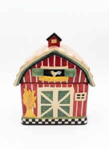 Farmhouse-Barn-Cookie-Jar-and-Rustic-Kitchen-Plaque-Set-second-image