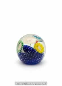 Floral-Glass-Paperweight