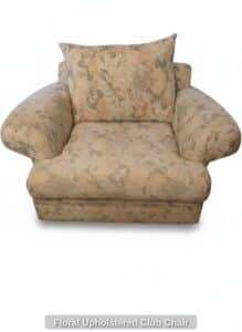 Floral-Upholstered-Club-Chair