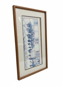 Framed-Watercolor-Print-Dinner-Call-by-Dawna-Barton