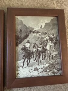 Frederic-Remington-Cheyenne-Scouts-Patrolling-the-Big-Timber-of-the-North-and-The-Emigrants-Prints-Set-of-third-image
