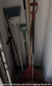 Garant-Push-Broom-and-Scotts-Digging-Shovel-Set