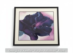 Georgia-OKeeffe-Purple-Petunias-Print