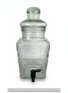 Glass-Beverage-Dispenser-with-Spigot