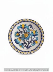 Hand-Painted-Ceramic-Plate-by-Randimelli