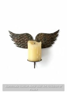 Handmade-Haitian-Metal-Wall-Art-Children-of-Peace-second-image