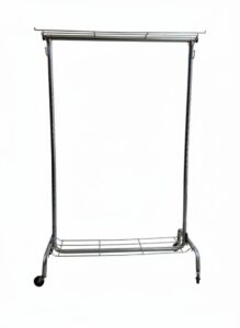 Heavy-Duty-Rolling-Garment-Rack-with-Lower-Shelf