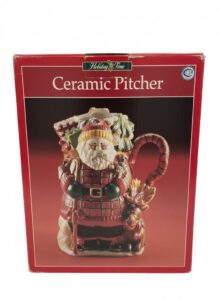 Holiday-Time-Ceramic-Santa-Claus-Pitcher