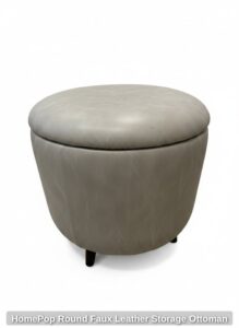 HomePop-Round-Faux-Leather-Storage-Ottoman