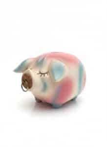 Hull-Pottery-Corky-Pig-Piggy-Bank-