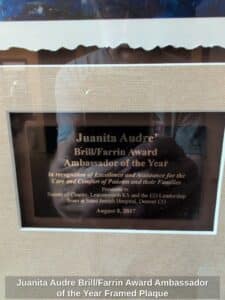 Juanita-Audre-Brill-or-Farrin-Award-Ambassador-of-the-Year-Framed-Plaque-second-image