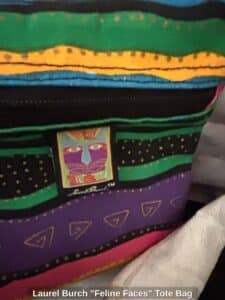 Laurel-Burch-Feline-Faces-Tote-Bag-second-image