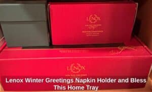 Lenox-Winter-Greetings-Napkin-Holder-and-Bless-This-Home-Tray