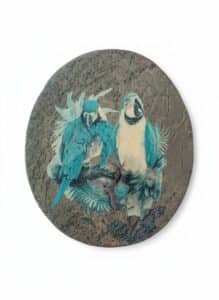 Macaw-Wall-Plaque