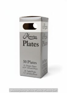 Masterpiece-White-Plastic-Plates-Set