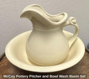 McCoy-Pottery-Pitcher-and-Bowl-Wash-Basin-Set