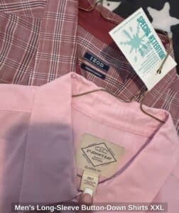 Mens-Long-Sleeve-Button-Down-Shirts-XXL-third-image