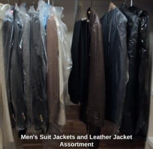 Mens-Suit-Jackets-and-Leather-Jacket-Assortment