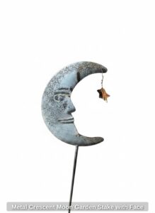 Metal-Crescent-Moon-Garden-Stake-with-Face