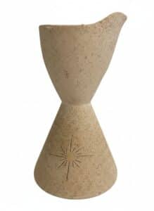 Mid-Century-Modern-Jaru-of-California-Pottery-Starburst-Vase