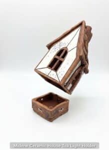 Midene-Ceramic-House-Tea-Light-Holder-third-image