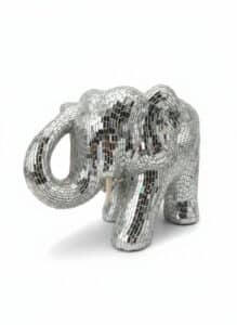 Mirror-Mosaic-Elephant-Figurine