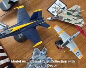 Model-Aircraft-and-Tank-Collection-with-Americana-Decor-second-image