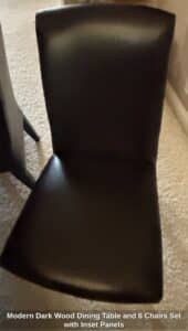 Modern-Dark-Wood-Dining-Table-and-Chairs-Set-with-Inset-Panels-third-image