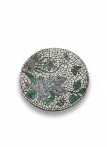 Mosaic-Bird-Bath-with-Butterfly-and-Floral-Motif