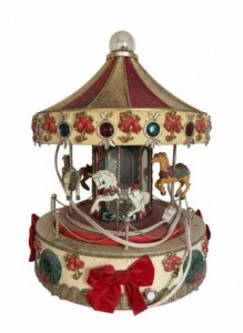 Mr.-Christmas-Musical-Carousel-with-Horses