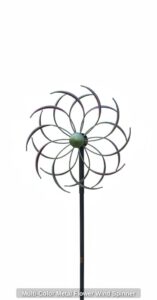 Multi-Color-Metal-Flower-Wind-Spinner