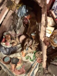 Native-American-Diorama-with-Teepee-and-Figures-third-image