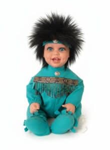 Native-American-Style-Porcelain-Dolls