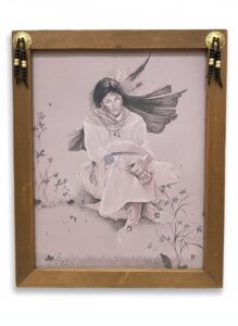 Native-American-Woman-Portrait-Print-by-Marie-Buchfink