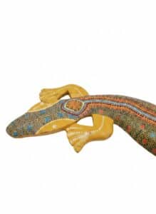 Oaxacan-Carved-and-Painted-Wooden-Lizard-Alebrije-second-image