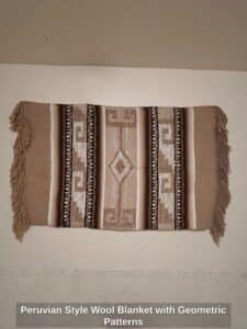 Peruvian-Style-Wool-Blanket-with-Geometric-Patterns