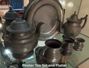 Pewter-Tea-Set-and-Platter