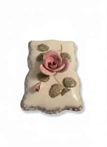 Pink-Ceramic-Flower-Holder-or-Vase-second-image