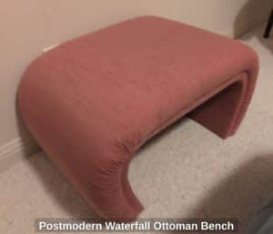Postmodern-Waterfall-Ottoman-Bench
