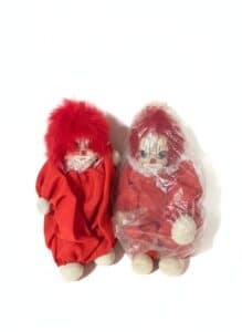 Q-Tee-Clown-Dolls-Lot