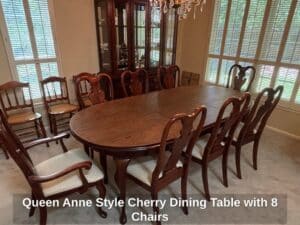 Queen-Anne-Style-Cherry-Dining-Table-with-Chairs
