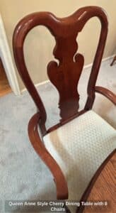 Queen-Anne-Style-Cherry-Dining-Table-with-Chairs-second-image