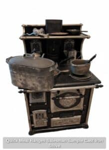 Quick-Meal-Ranges-Salesman-Sample-Cast-Iron-Stove-third-image