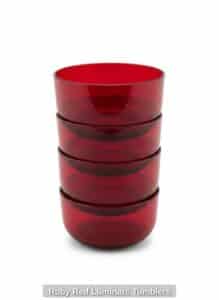 Ruby-Red-Luminarc-Tumblers