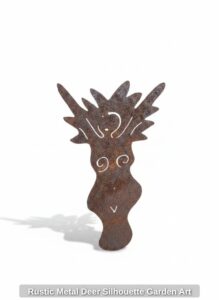 Rustic-Metal-Deer-Silhouette-Garden-Art